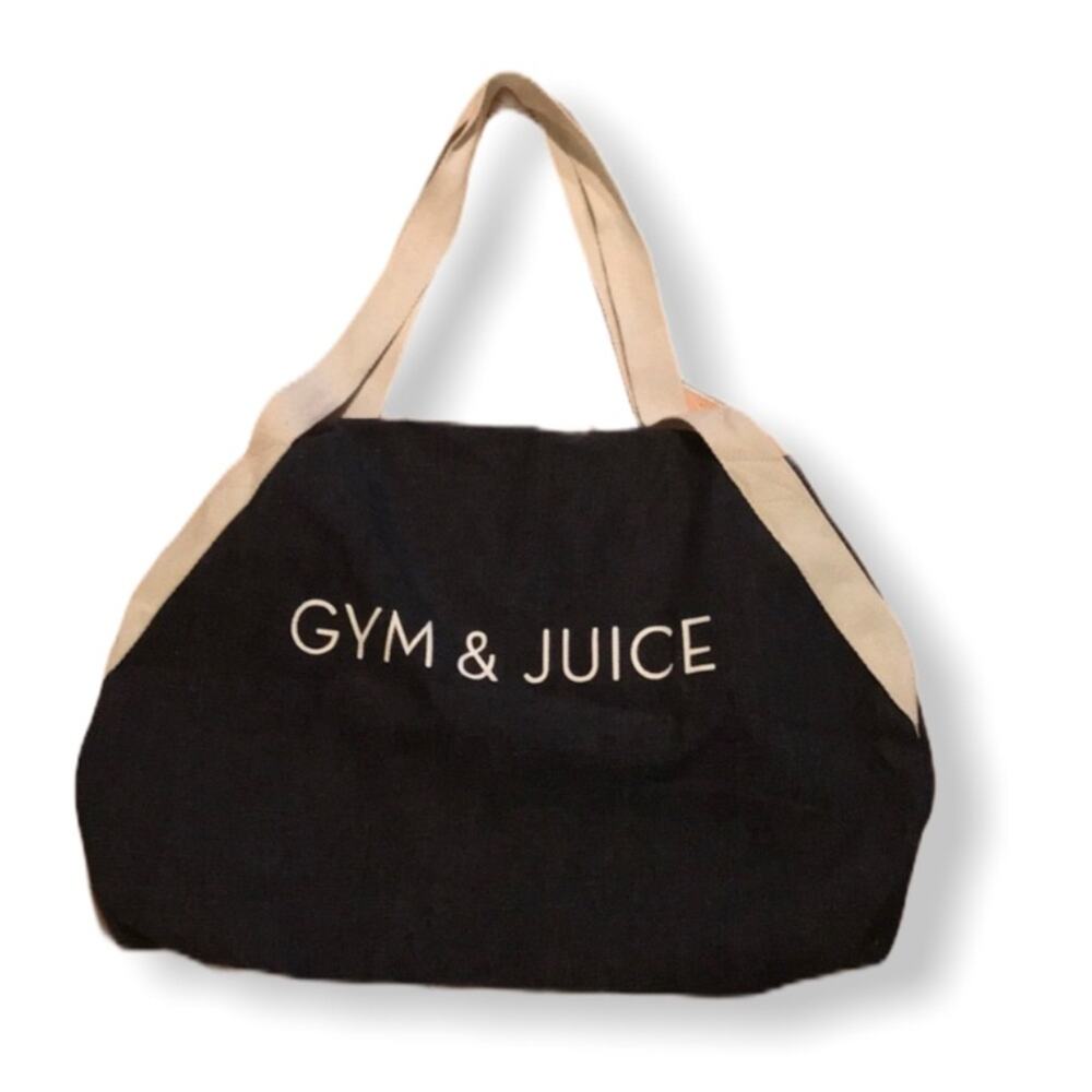 Gym & Juice denim gym bag